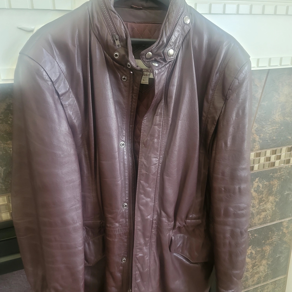 Brownish RED Lightweight Shirt Jacket with Classic Design